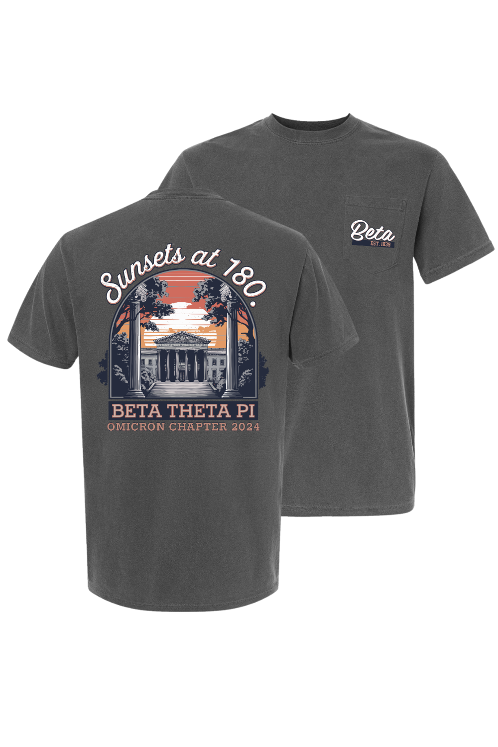 Custom Sunset Beta Theta Pi Omicron Chapter