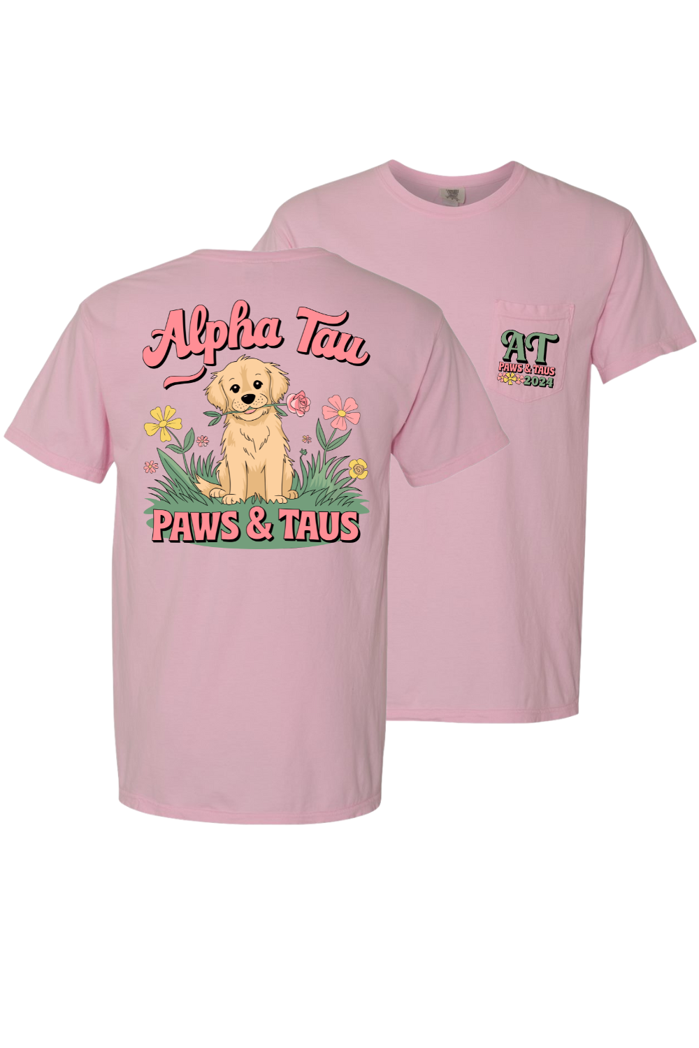 Custom Alpha Tau Paws And Taus