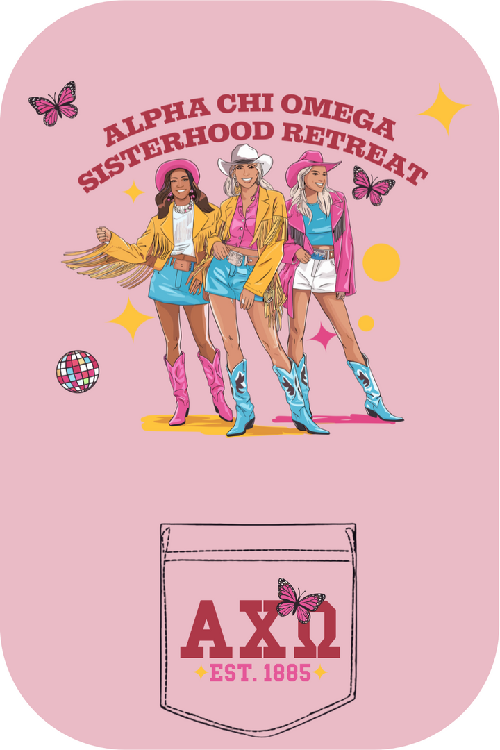 Custom Alpha Chi Omega Sisterhood Retreat