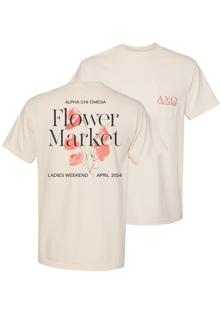 Custom Alpha Chi Omega Flower Market