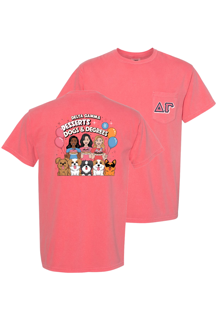 Custom Delta Gamma Desserts, Dogs & Degrees