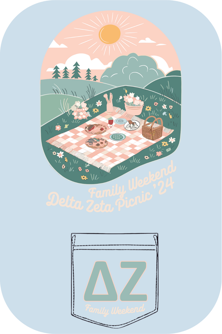 Custom Family Weekend Delta Zeta Picnic