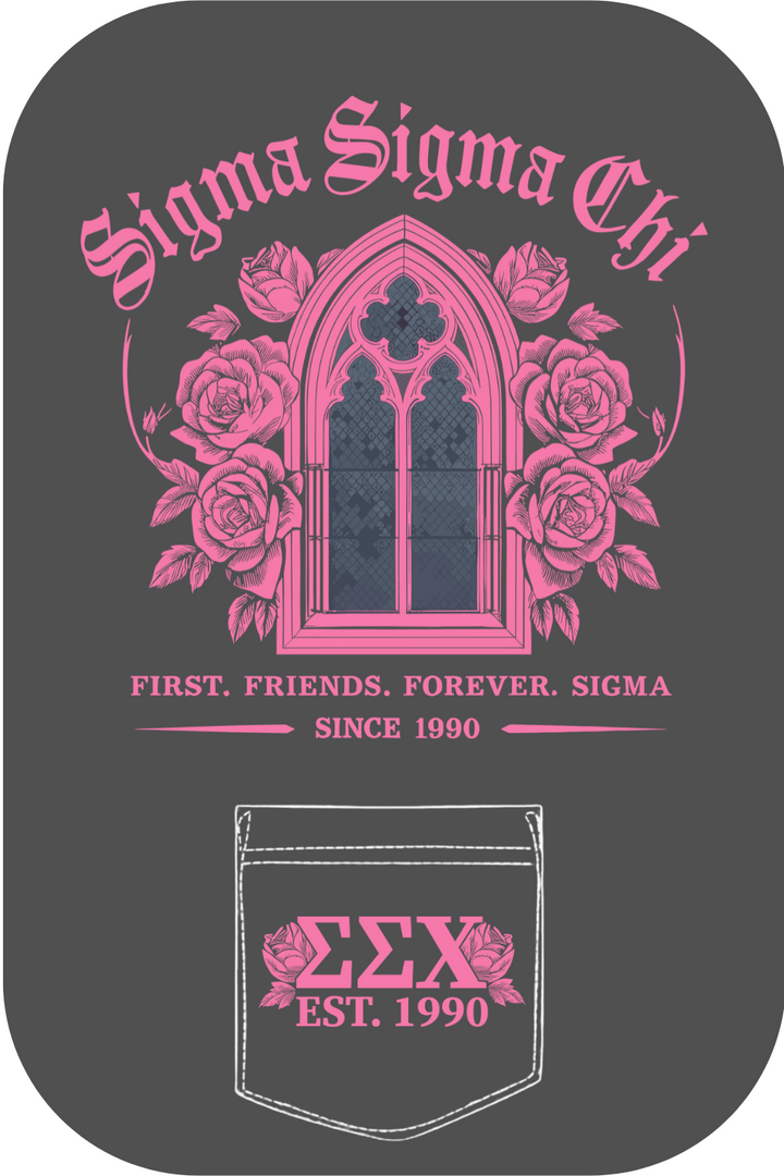 Custom Sigma Sigma Chi First Friends Forever Sigma