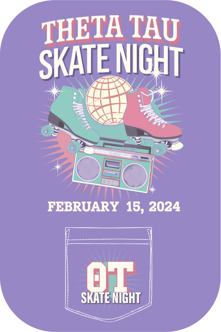 Custom Theta Tau Skate Night