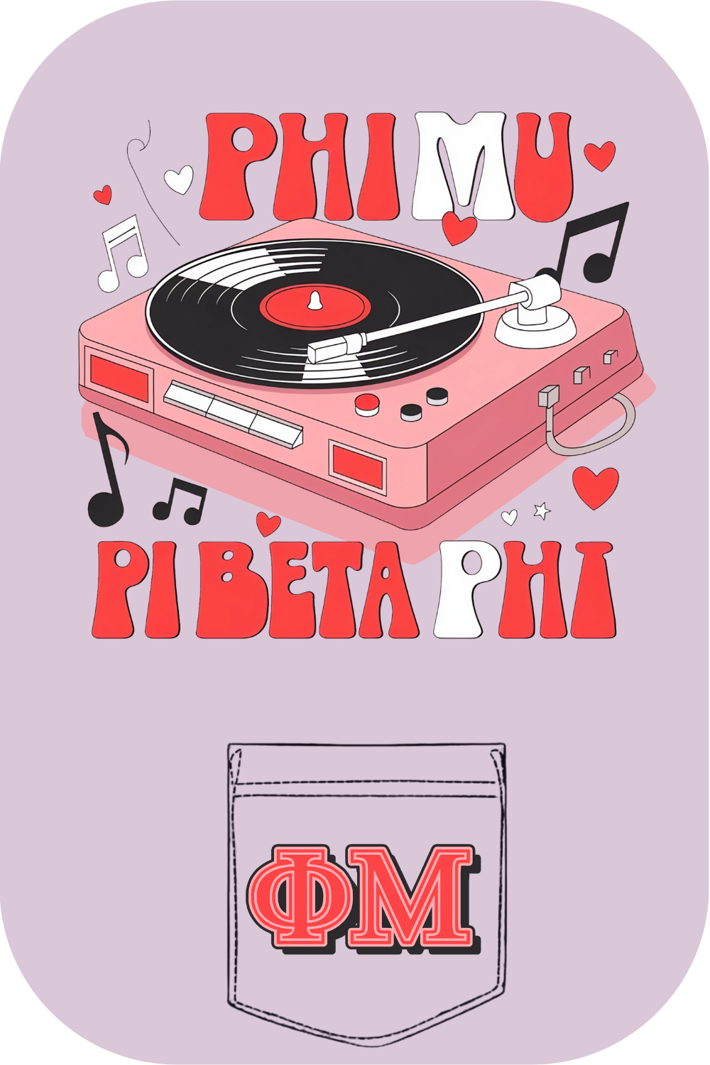 Custom Phi Mu Pi Beta Phi
