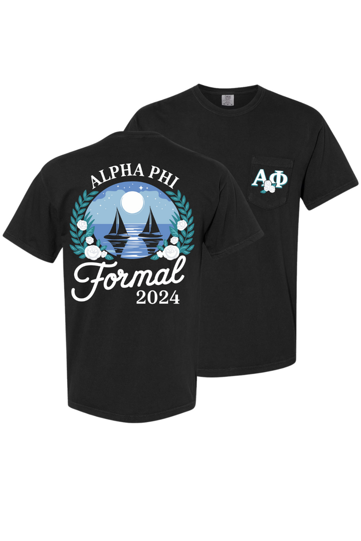 Custom Alpha Phi Formal Night Ocean