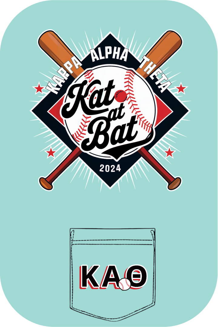 Custom Kappa Alpha Theta Kat at Bat