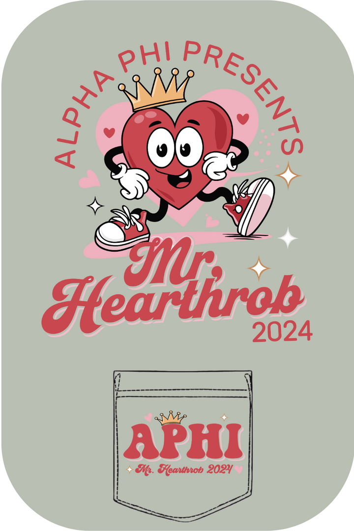 Custom Alpha Phi Presents Mr. Hearthrob