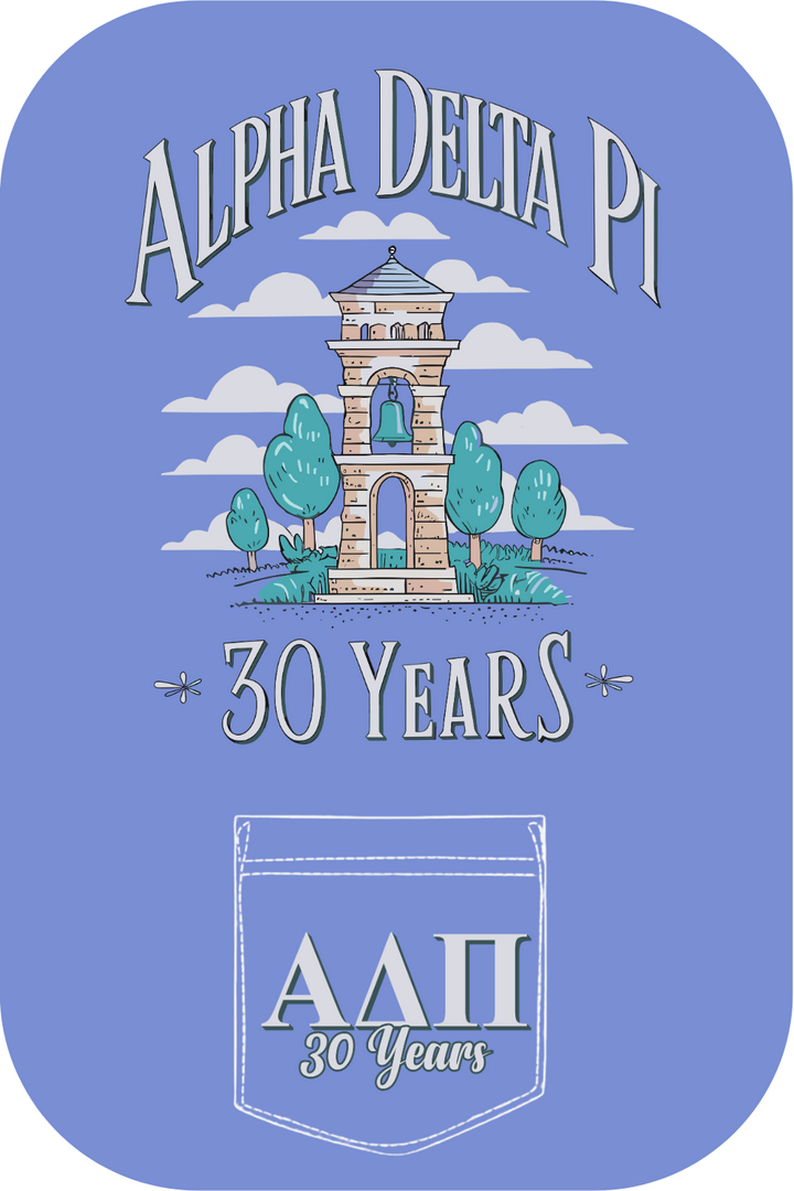 Custom Alpha Delta Pi 30 Years