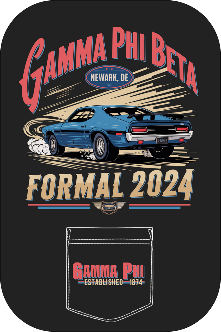 Custom Gamma Phi Beta Formal Design