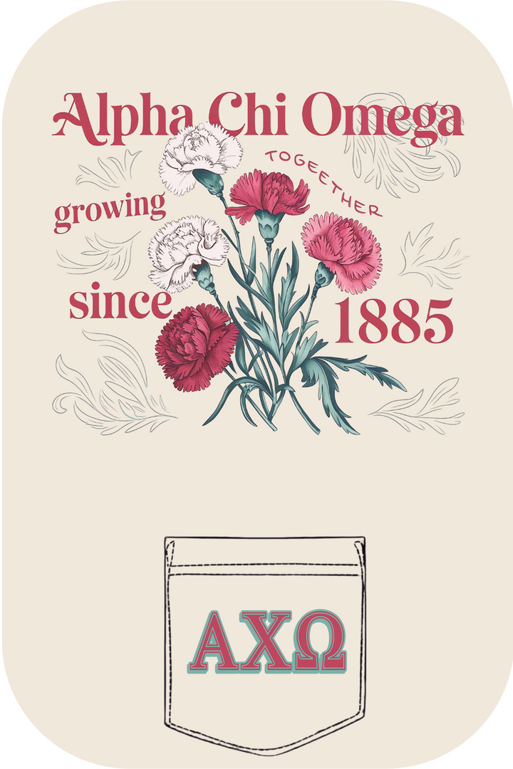 Custom Alpha Chi Omega Growing Together