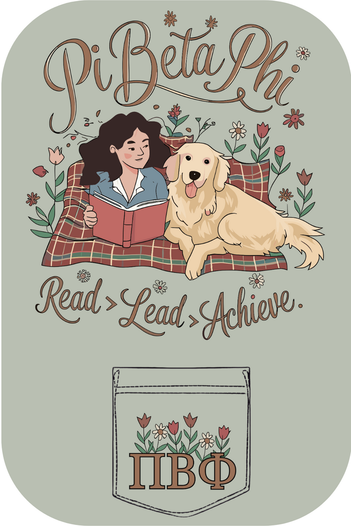 Custom Pi Beta Phi Read Lead Achieve