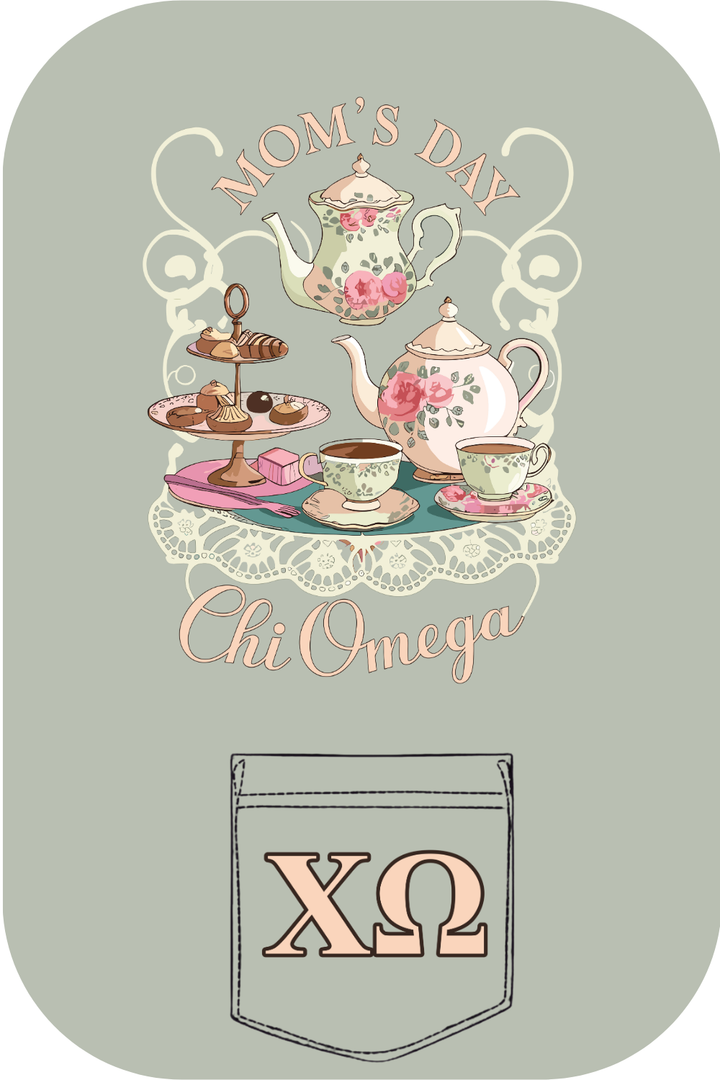Custom Mom's Day Chi Omega