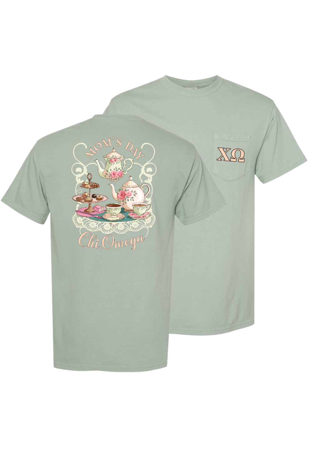 Custom Mom's Day Chi Omega
