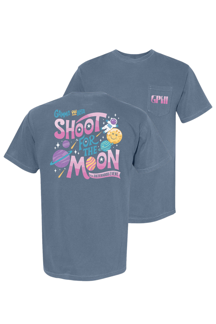 Custom Gamma Phi Beta Shoot For The Moon