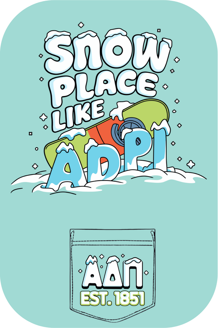 Custom Snow Place Like ADPI