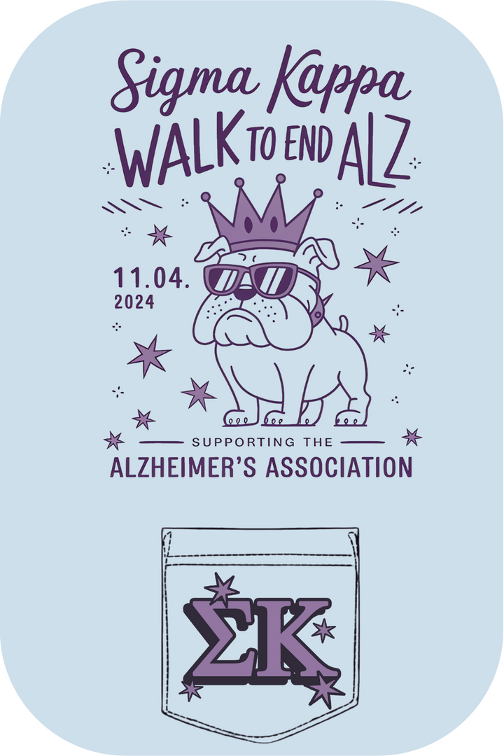 Custom Sigma Kappa Walk to End ALZ