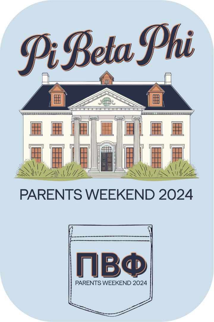 Custom Pi Beta Phi Parents Weekend