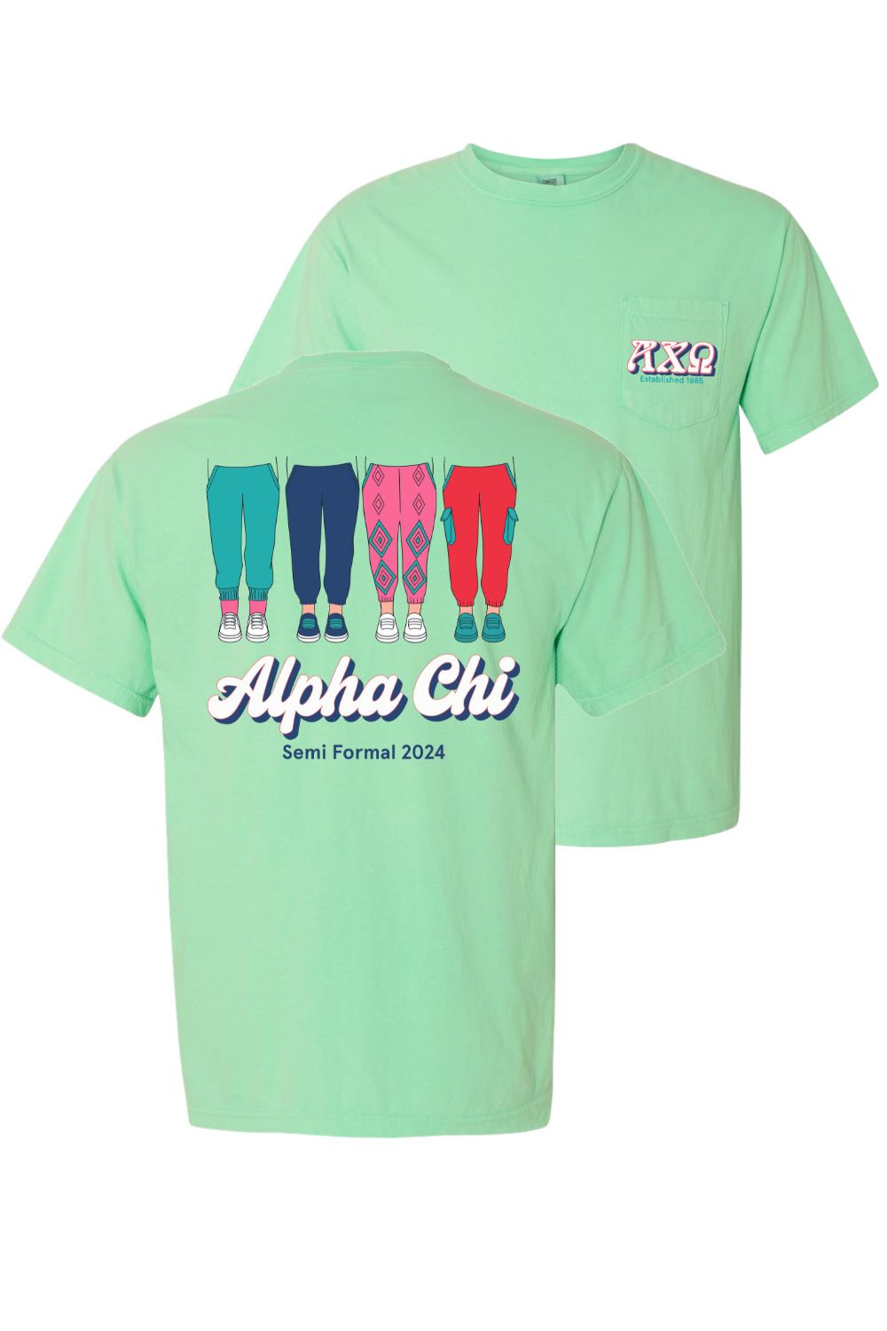 Custom Alpha Chi Semi Formal