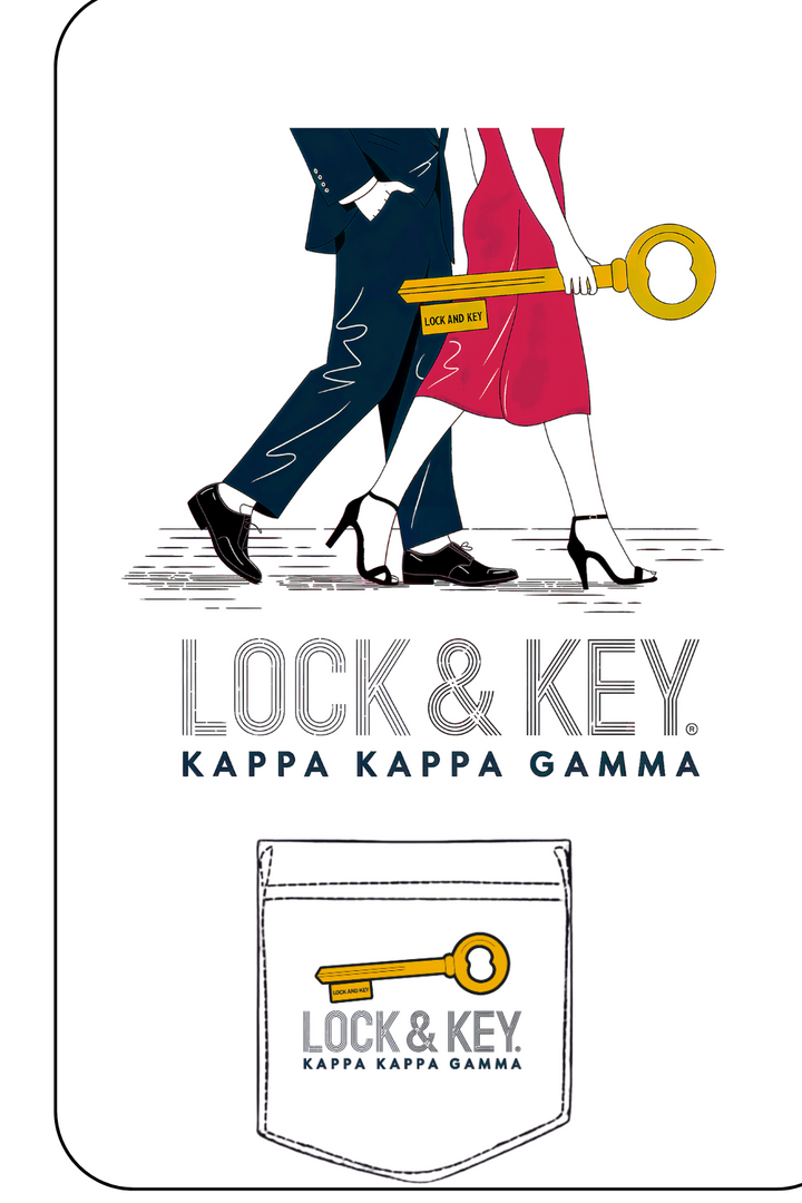 Custom Lock And Key Kappa Kappa Gamma