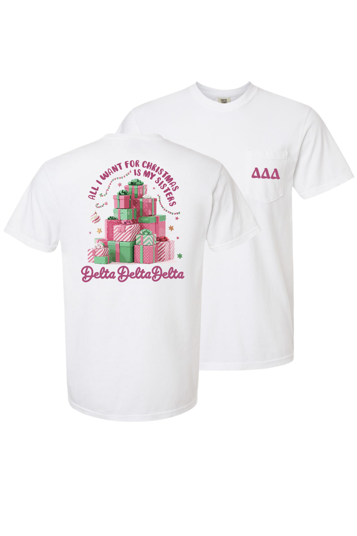 Custom Delta Delta Delta All I Want Is Christmas