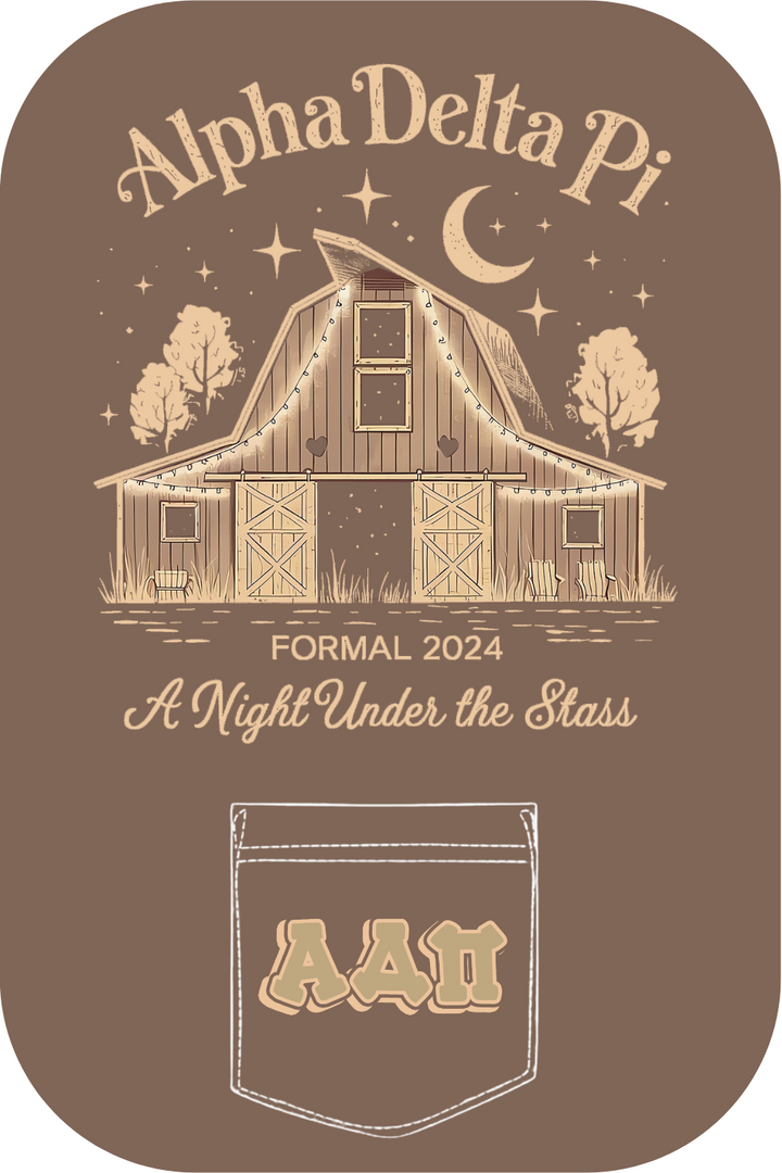 Custom Alpha Delta Pi A Night Under the Stass