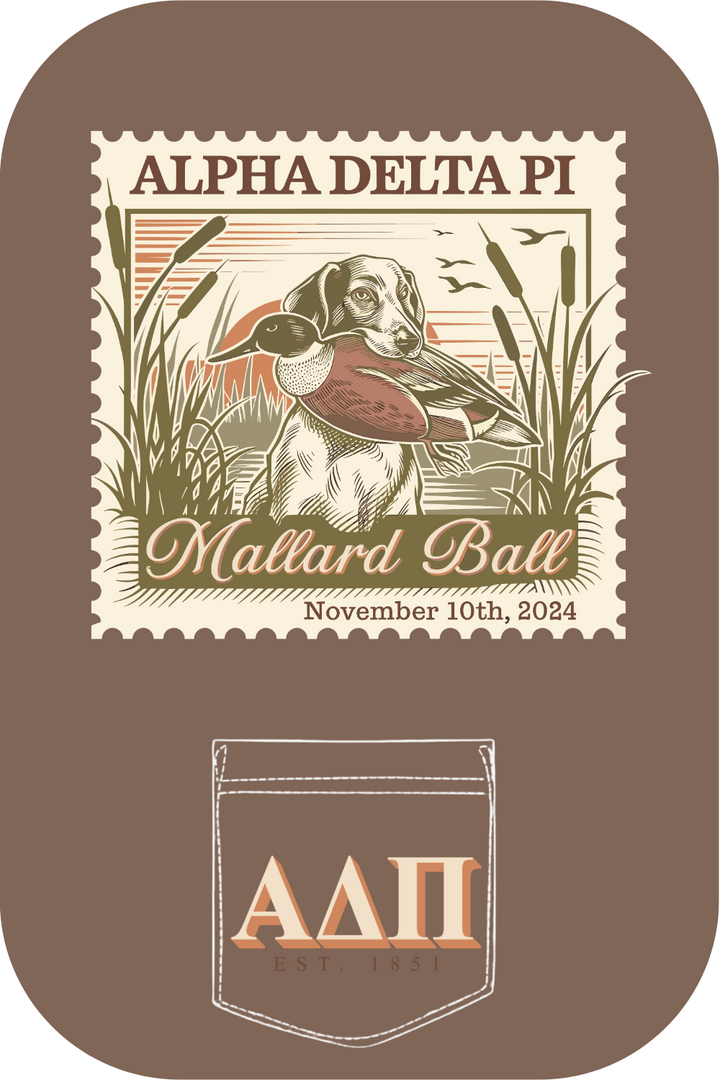 Custom Alpha Delta Pi Mallard Ball