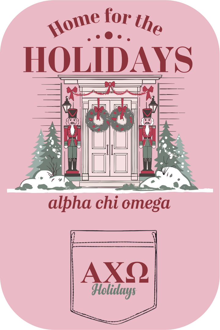 Custom Home For The Holidays Alpha Chi Omega