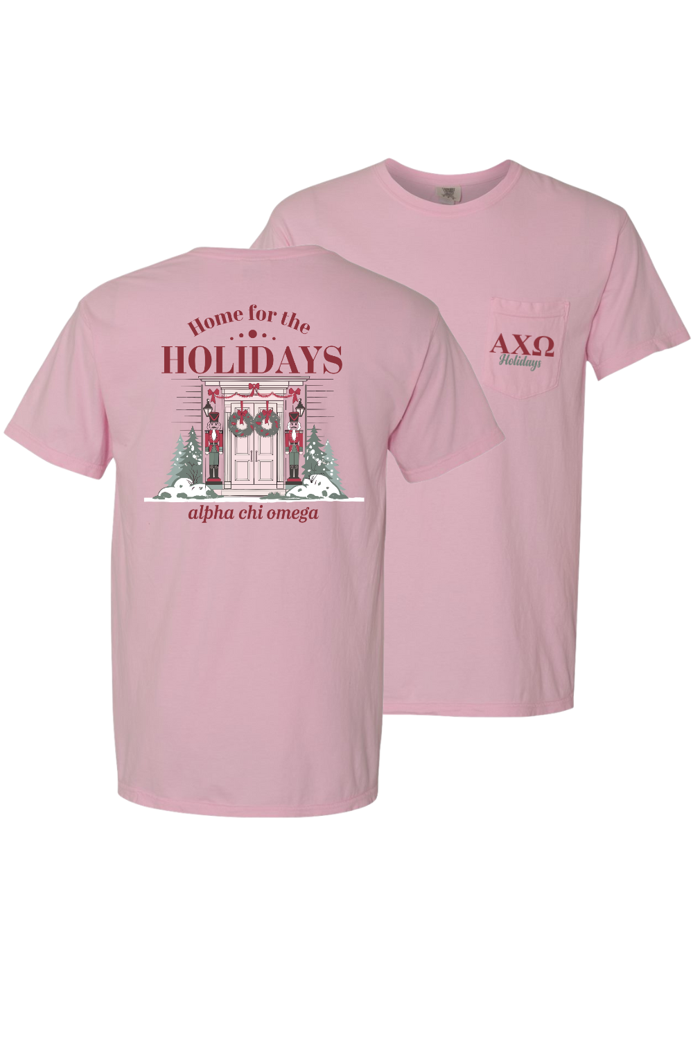 Custom Home For The Holidays Alpha Chi Omega