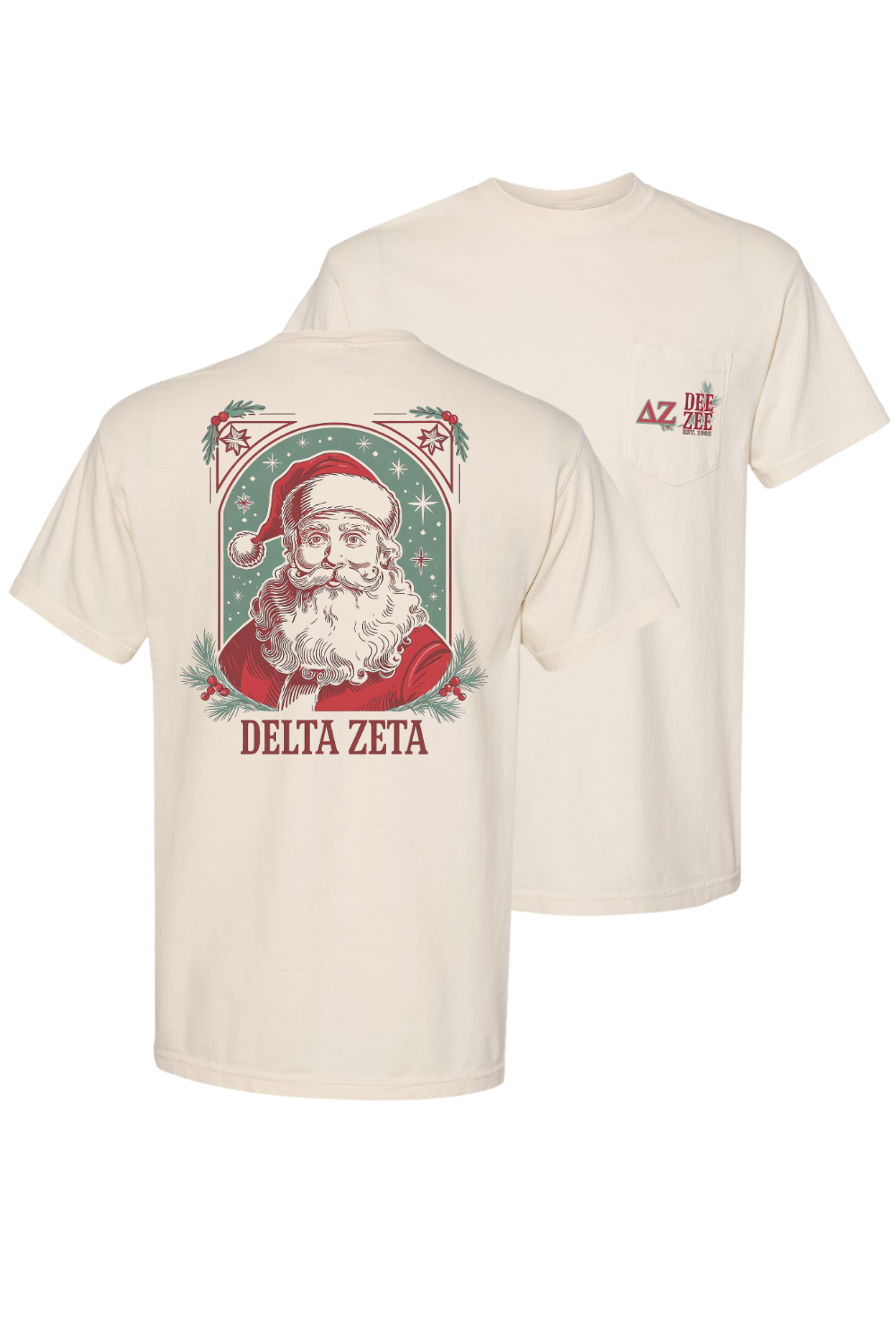 Custom Delta Zeta Santa Claus