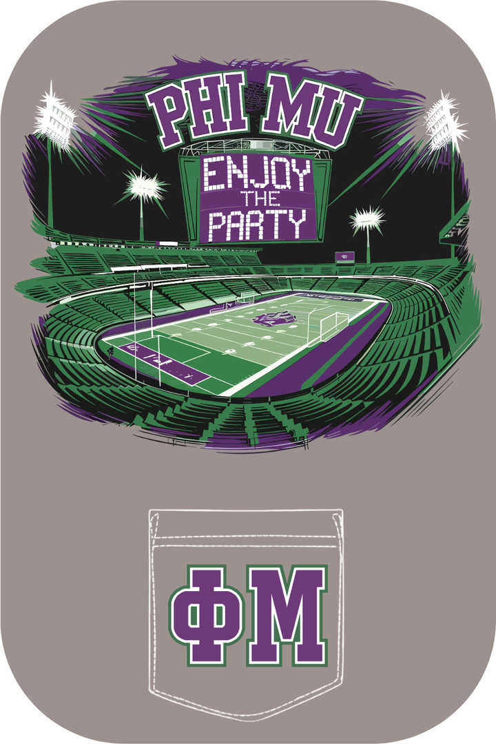 Custom Phi Mu Enjoy The Party