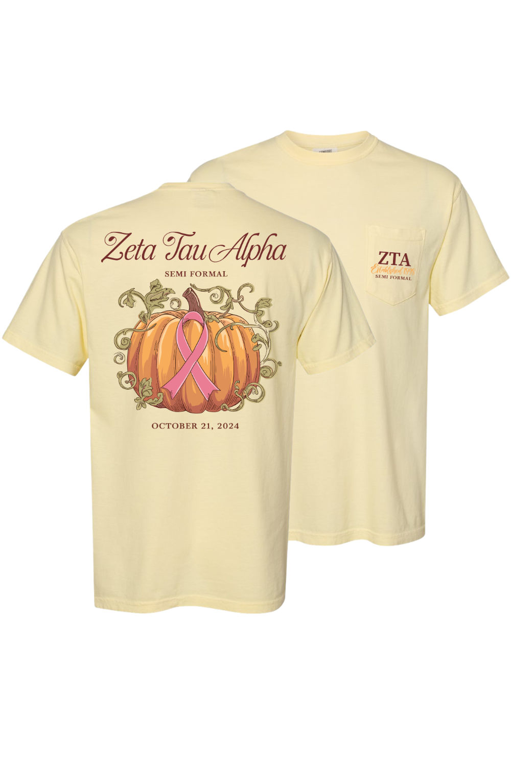 Custom Zeta Tau Alpha Semi Formal