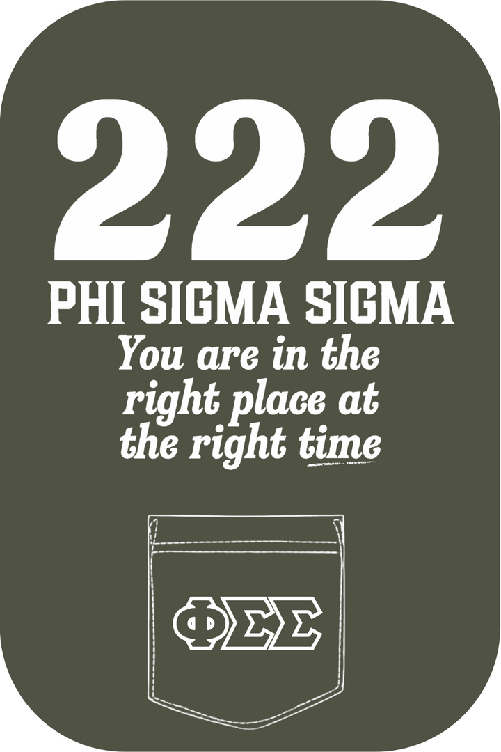 Custom 222 Phi Sigma Sigma