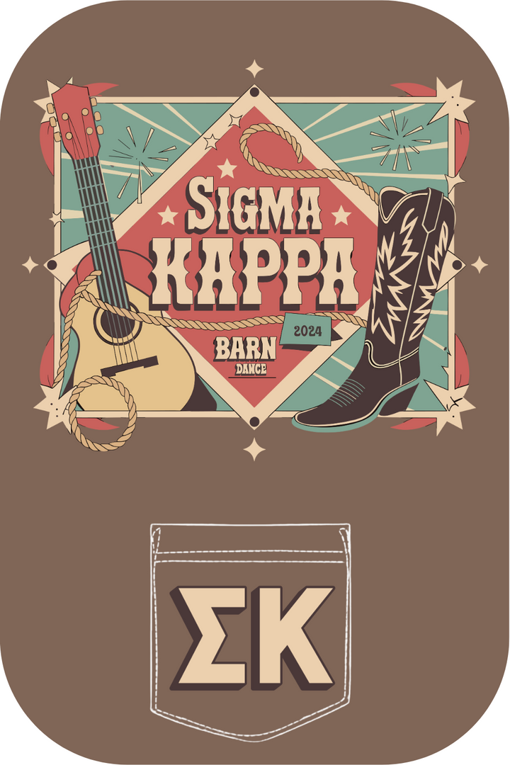 Custom Sigma Kappa Barn Dance
