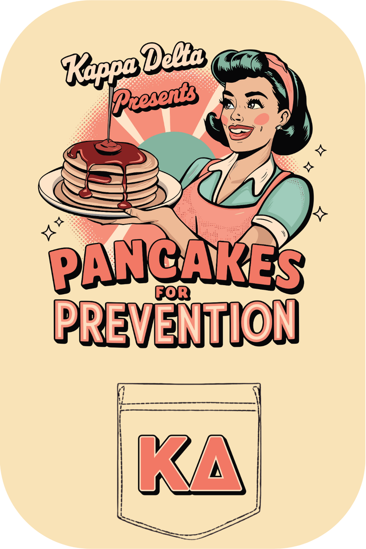 Custom Kappa Delta Pancake For Prevention