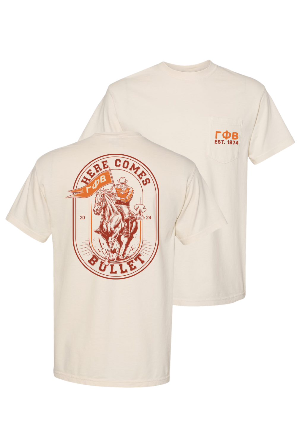 Custom Here Comes Bullet Gamma Phi Beta