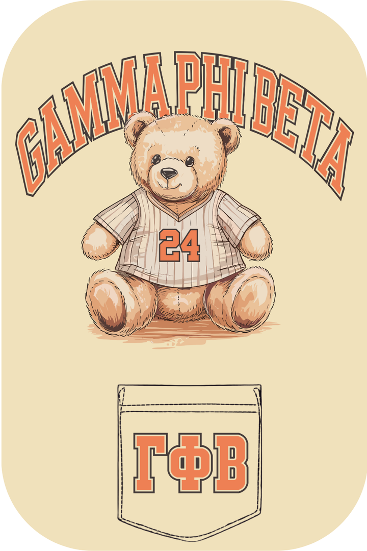 Custom Gamma Phi Beta Teddy Bear