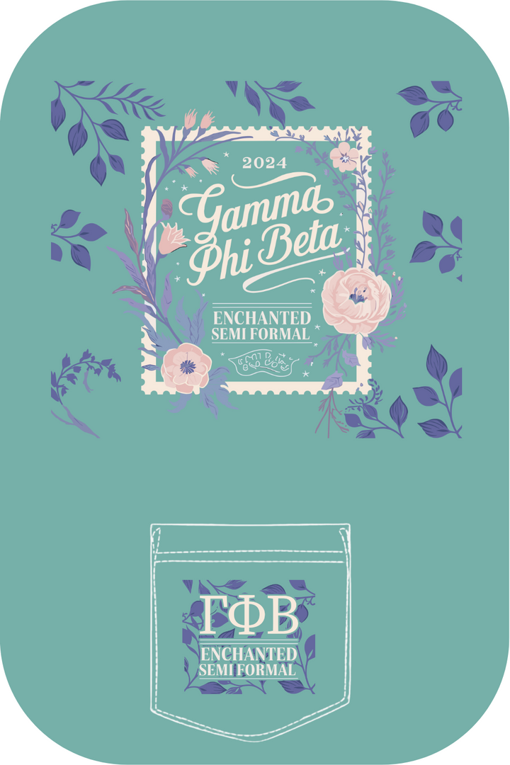 Custom Gamma Phi Beta Enchanted Semi Formal