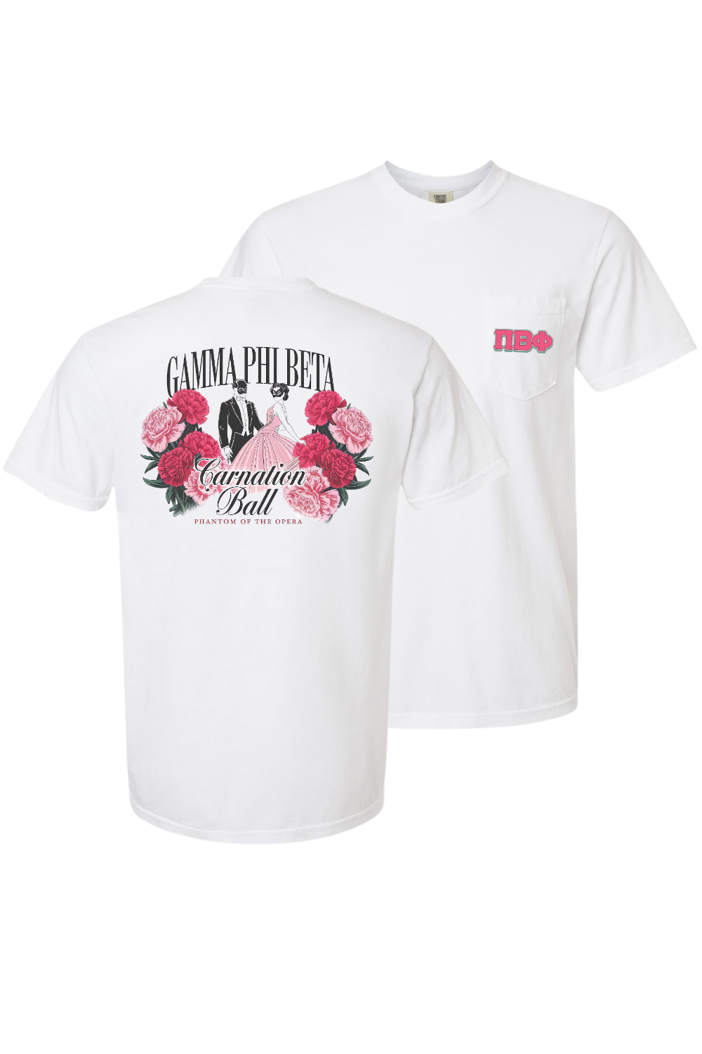 Custom Gamma Phi Beta Carnation Ball
