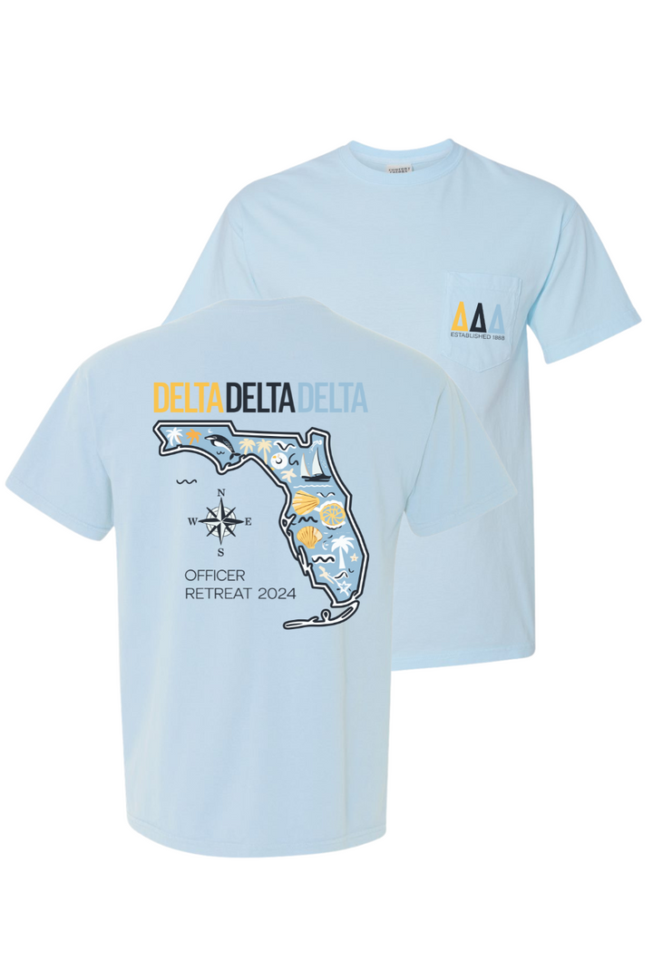 Custom Delta Delta Delta Officer Retreat