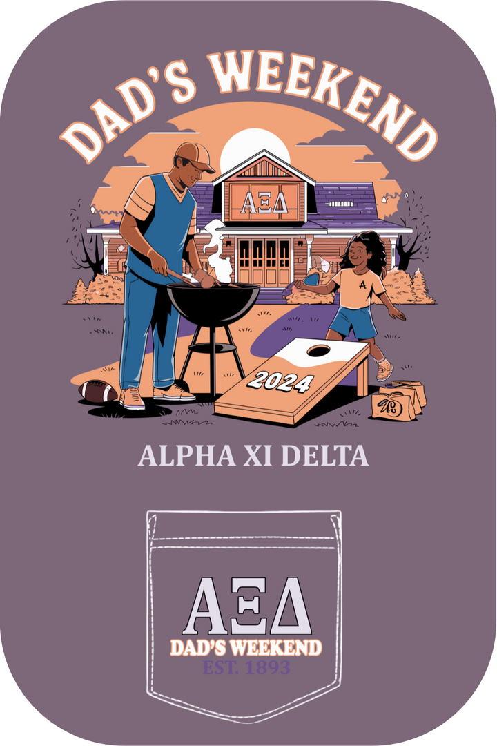 Custom Dad's Weekend Alpha Xi Delta