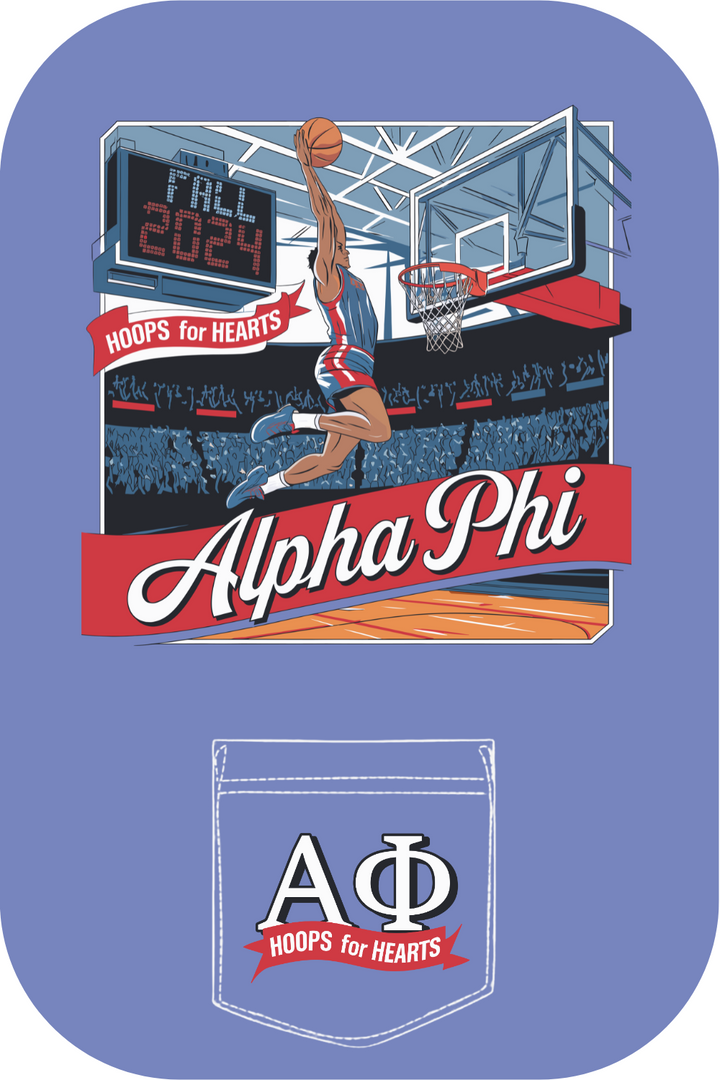 Custom Alpha Phi Hoops For Hearts