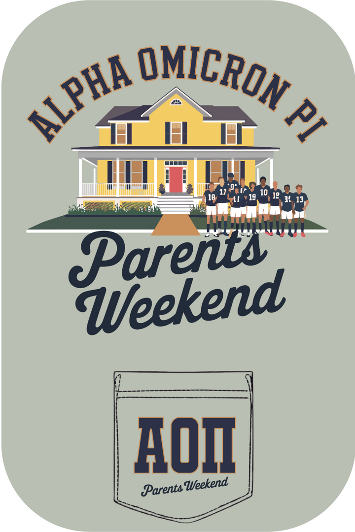 Custom Alpha Omicron Pi Parents Weekend