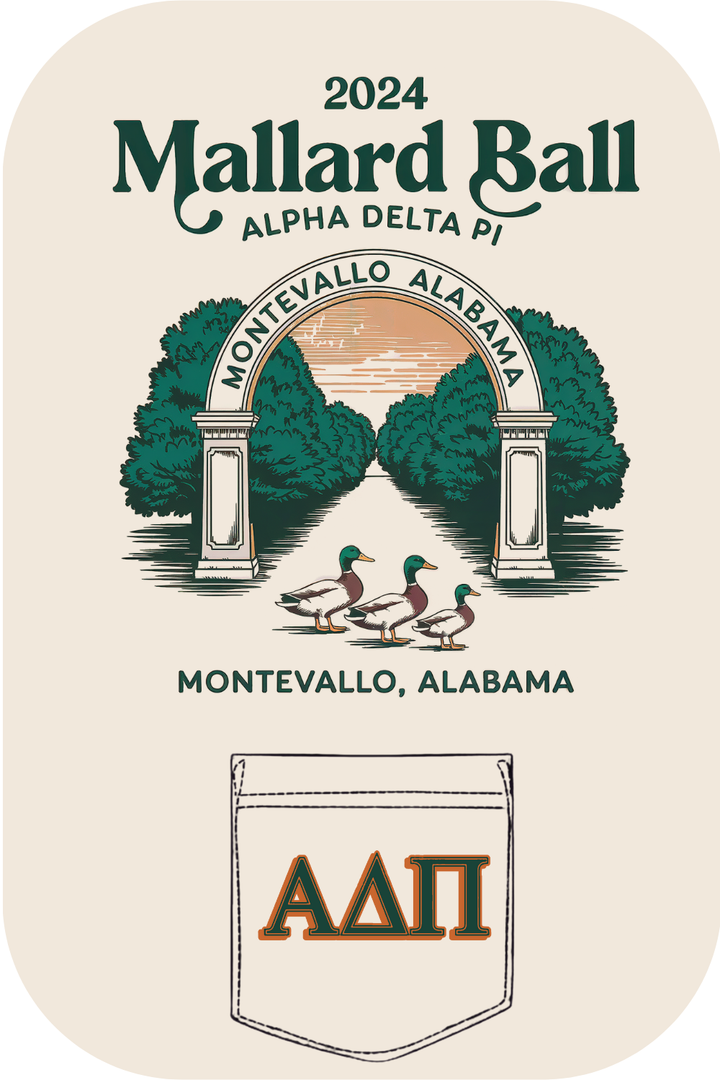 Custom Mallard Ball Alpha Delta Pi