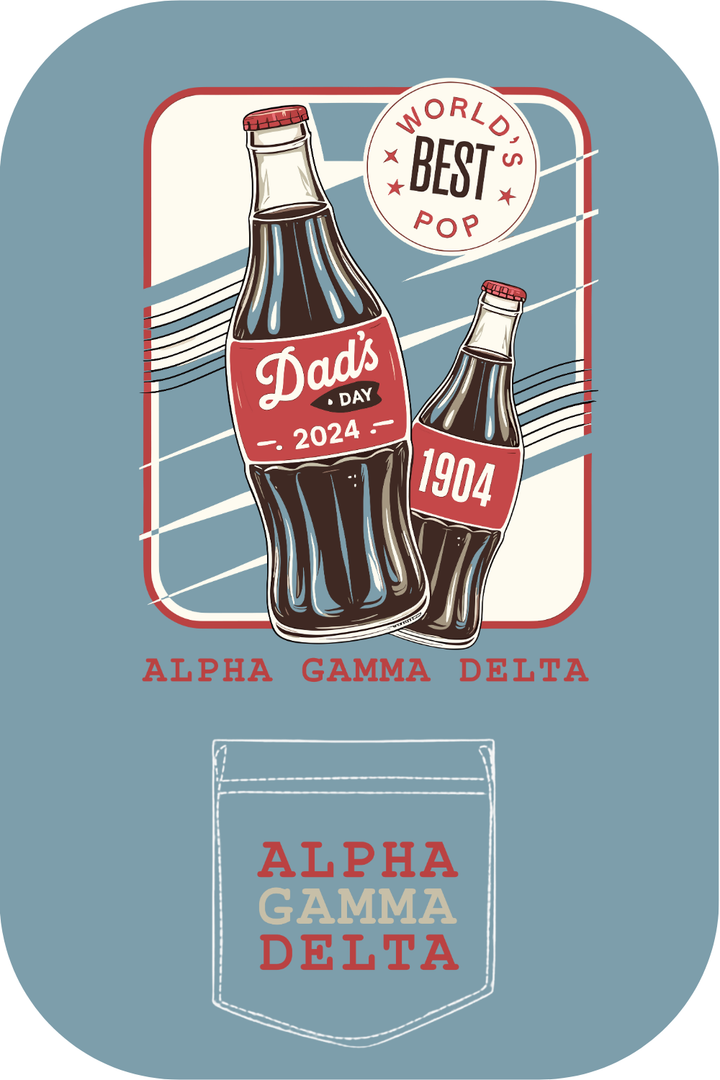 Custom Alpha Gamma Delta World's Best Pop