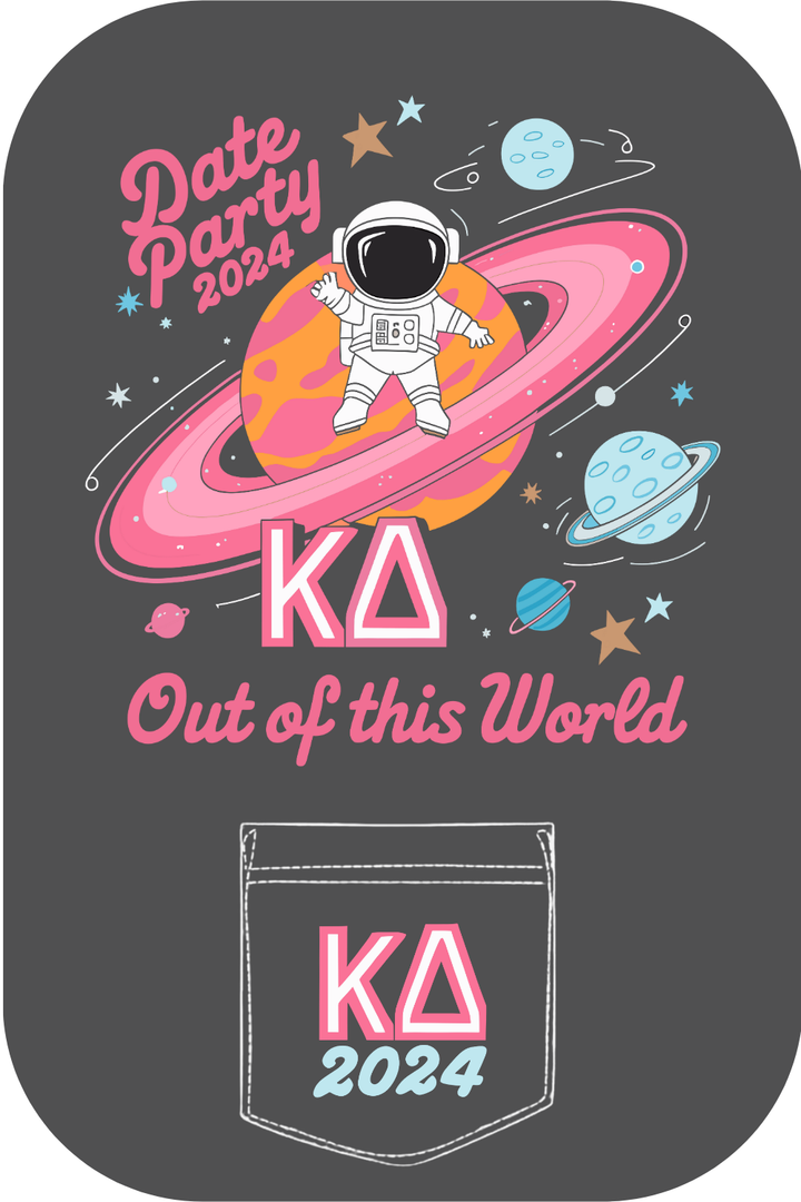 Custom Date Party Kappa Delta Out Of This World