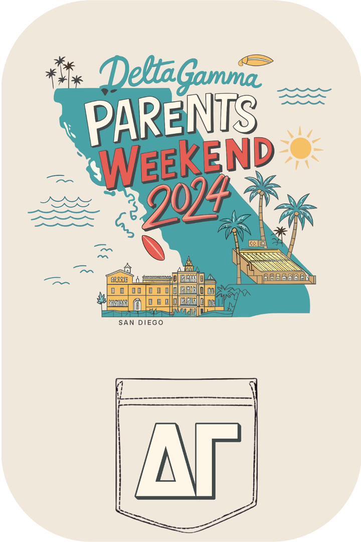 Custom Delta Gamma Parents Weekend