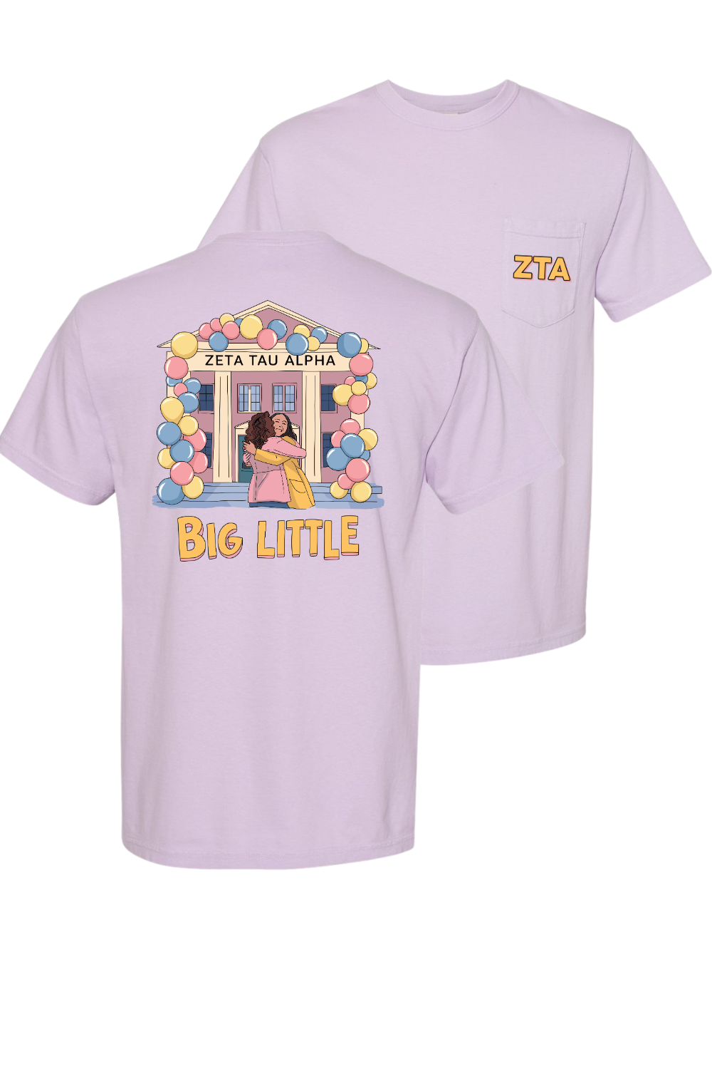 Custom Zeta Tau Alpha Big Little