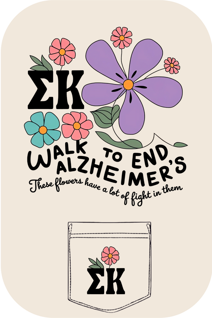 Custom Sigma Kappa Walk To End Alzheimer's