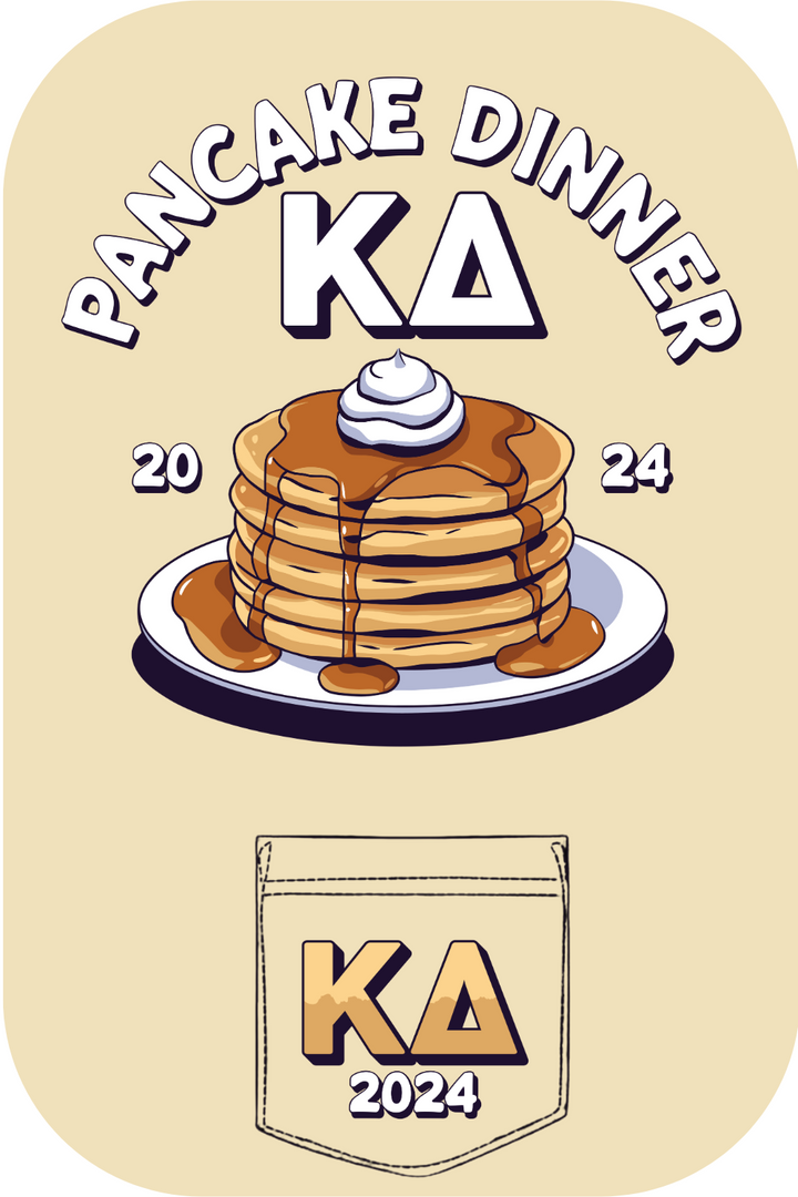 Custom Pancake Dinner Kappa Delta